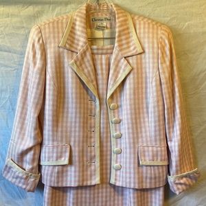 Christian Dior Silk Ladies Suit Sz 8